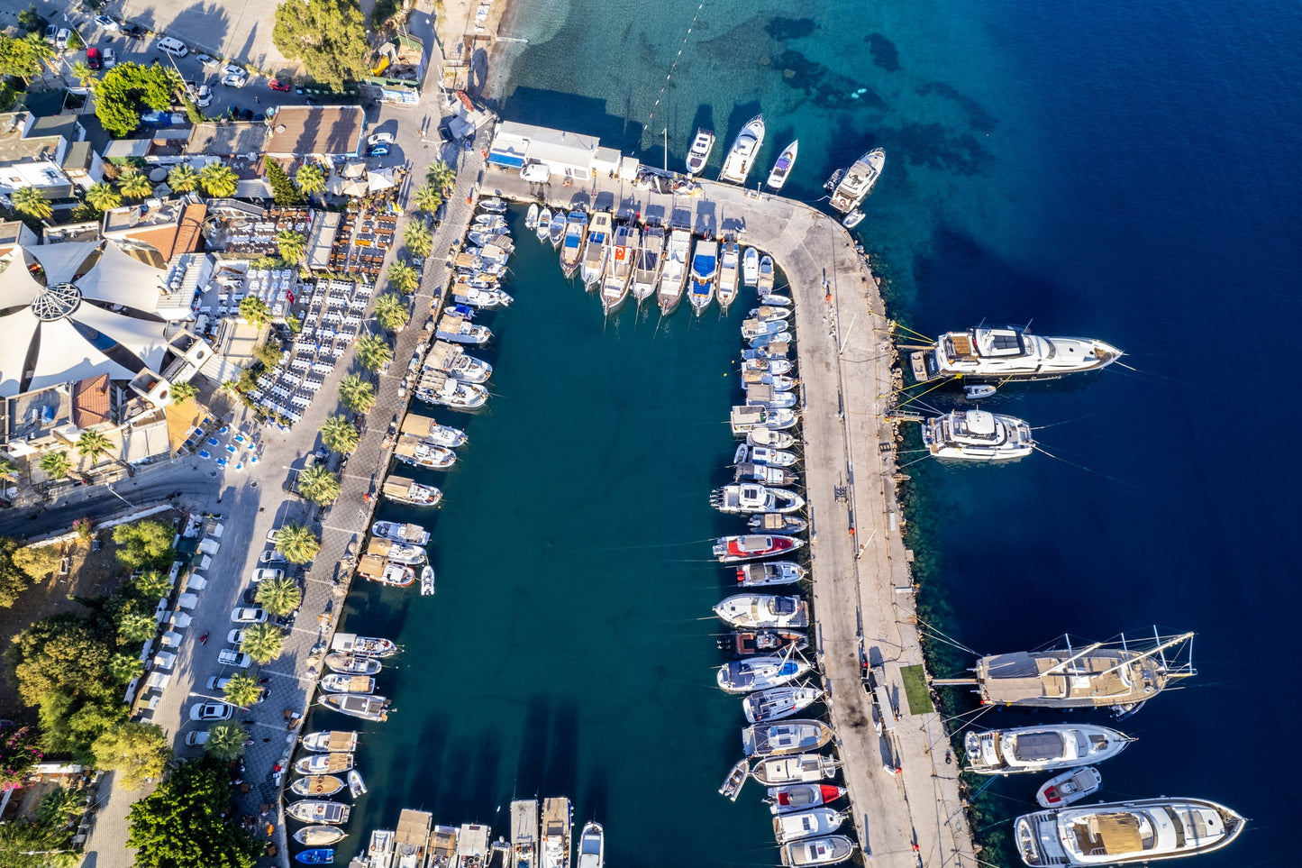 Gundogan Marina in Gundogan, Turkey – yacht berths and marina view with Eberths.com