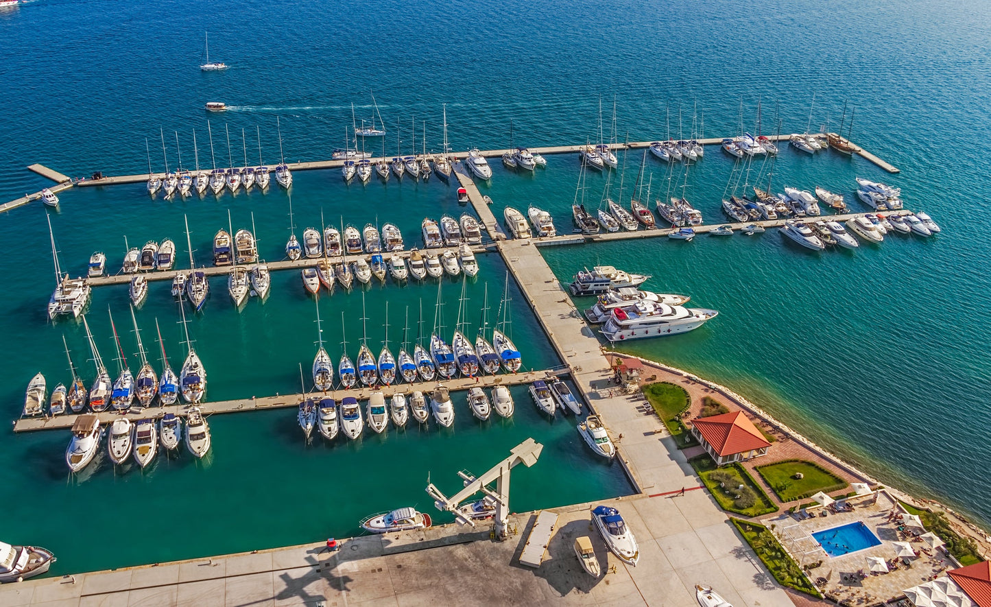 Marina Baotic in Trogir, Croatia – yacht berths and marina view with Eberths.com