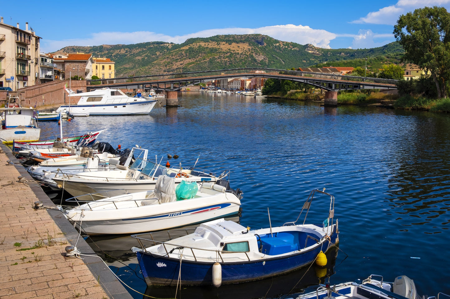 Porticciolo di Bosa Marina in Oristano, Italy – yacht berths and marina view with Eberths.com