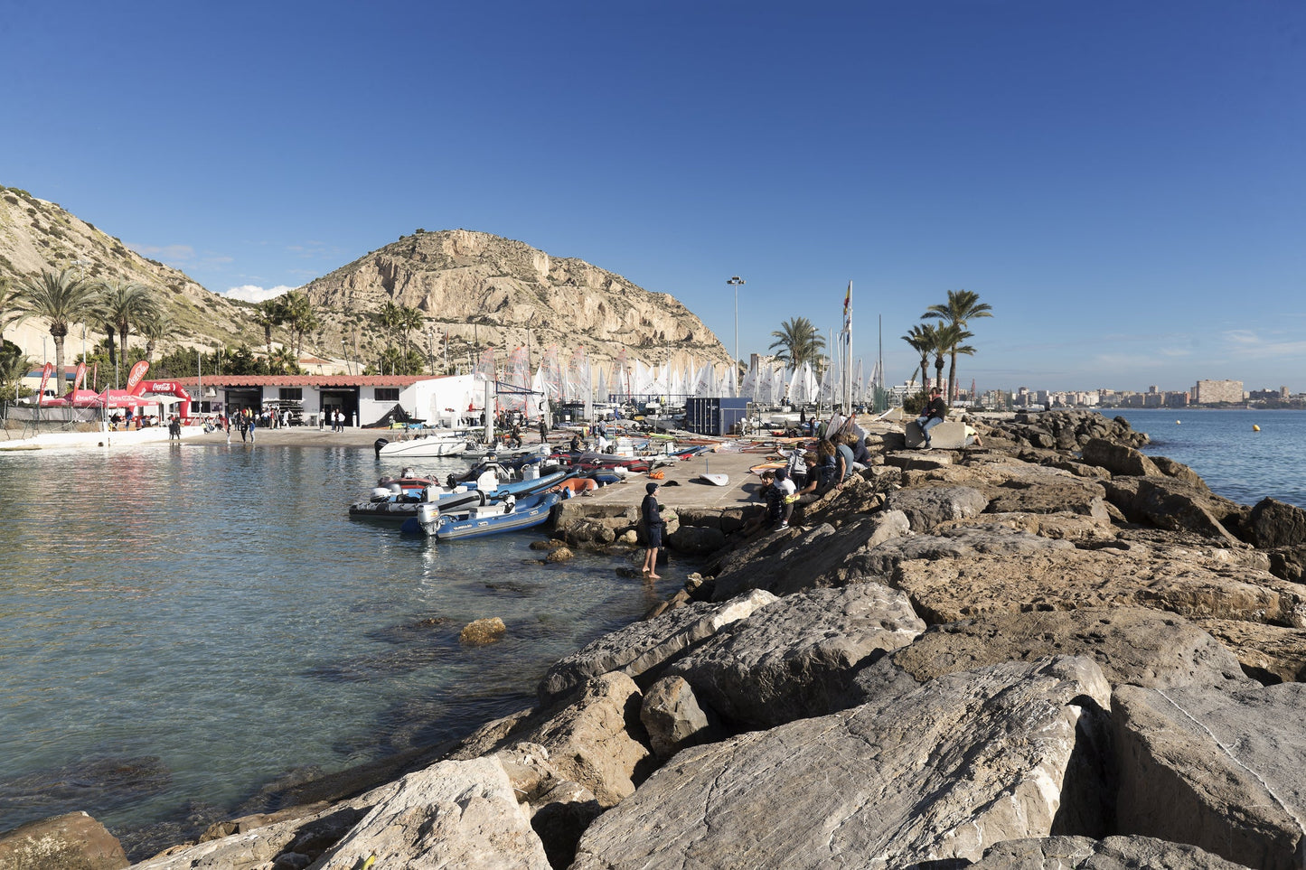Real Club de Regatas de Alicante in Alacante, Spain – yacht berths and marina view with Eberths.com