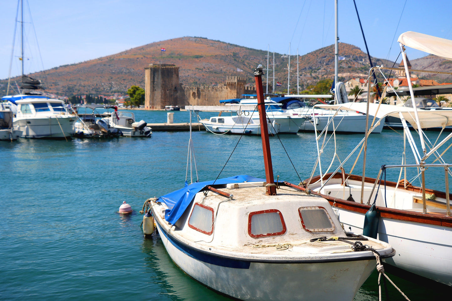 ACI Marina Trogir in Trogir, Croatia – yacht berths and marina view with Eberths.com