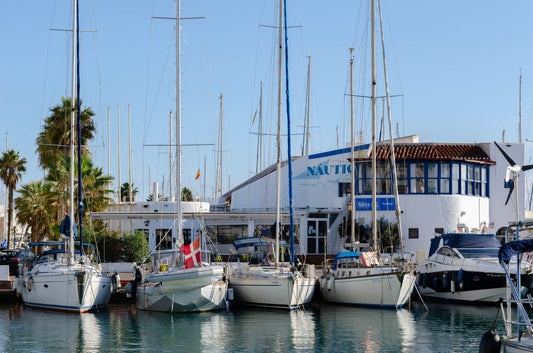 Club Náutico de Almerimar, Almerimar, Spagna: ormeggi per barche e vista sul porto turistico con Eberths.com