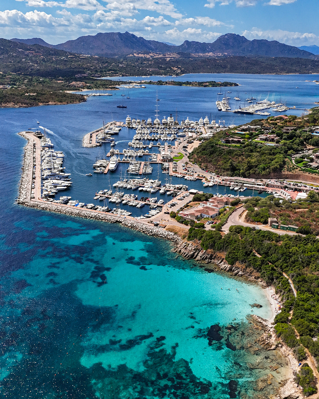 IGY Portisco Marina in Sardinia, Italy – yacht berths and marina view with Eberths.com