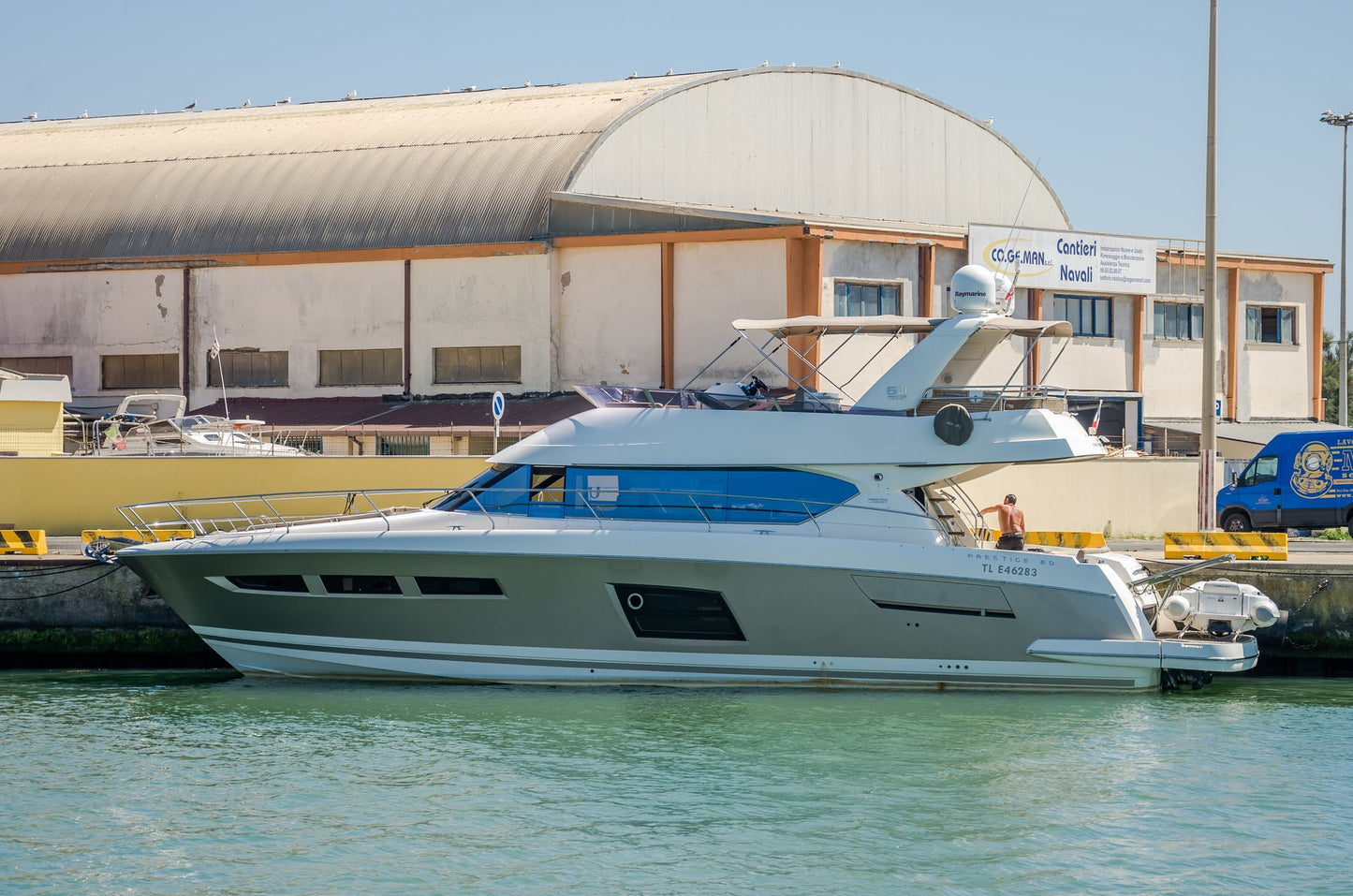 Darsena Netter in Fiumicino, Italy – yacht berths and marina view with Eberths.com