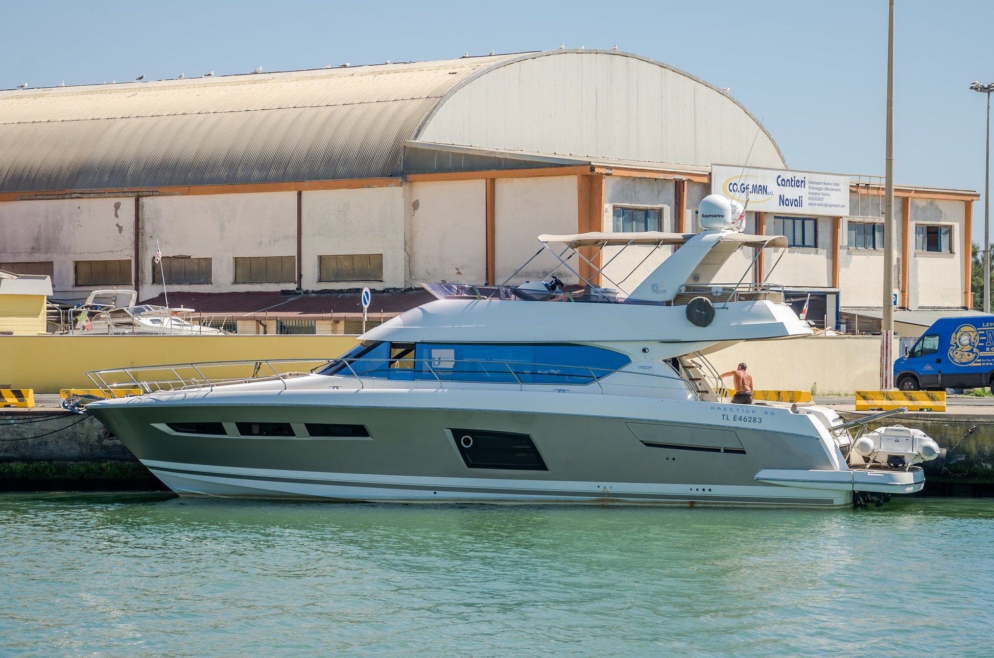 Darsena Netter in Fiumicino, Italy – yacht berths and marina view with Eberths.com