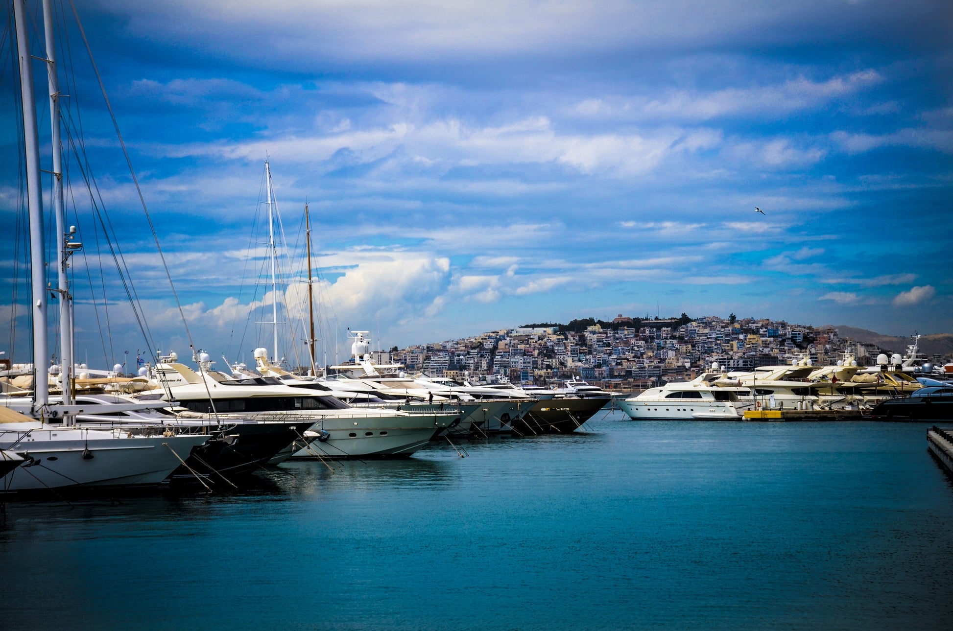 Flisvos Marina in Athens, Greece – yacht berths and marina view with Eberths.com