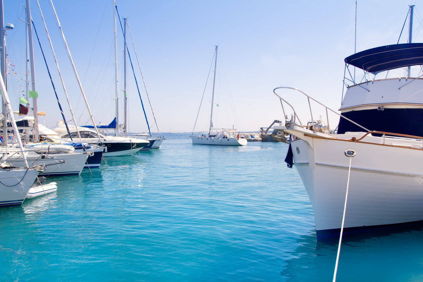 Formentera Mar Marina in Sant Francesc de Formentera, Spain – yacht berths and marina view with Eberths.com