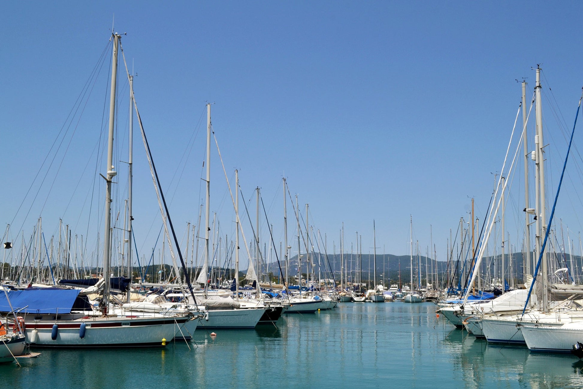 Gouvia Marina in Kontokali, Kerkyra, Corfu, Greece – yacht berths and marina view with Eberths.com