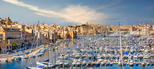 Grand Harbour Marina in Birgu, Malta – yacht berths and marina view with Eberths.com