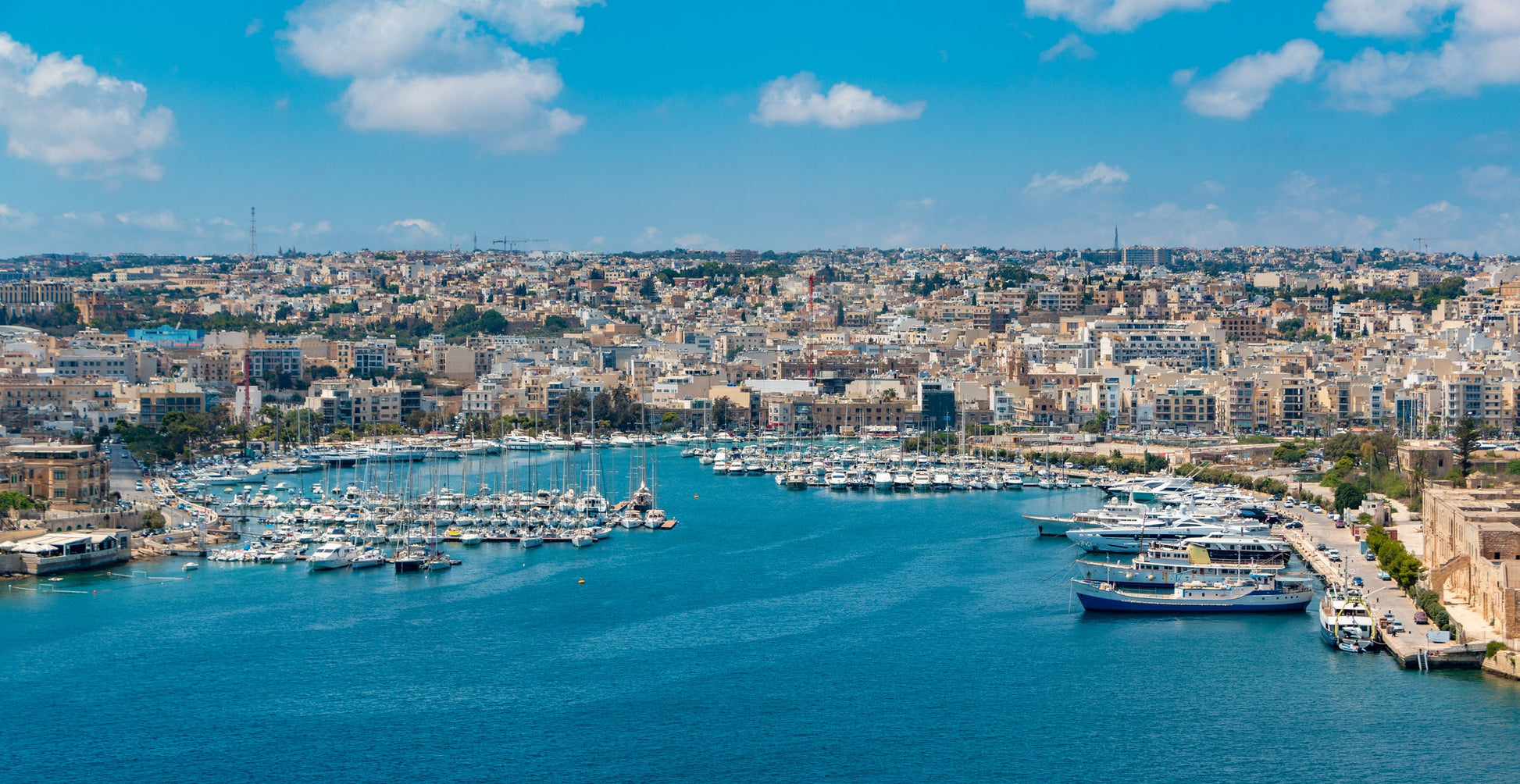 Manoel Island Yacht Marina, Gzira, Malta: ormeggi per barche e vista sul porto turistico con Eberths.com