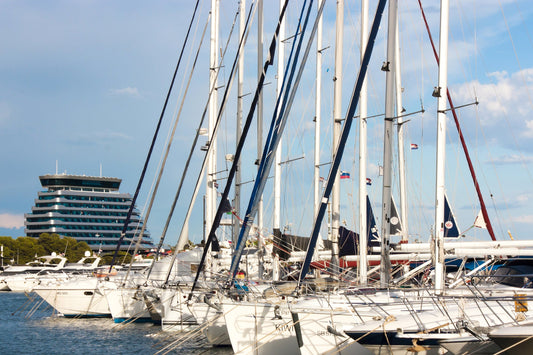 ACI Marina Vodice in Vodice, Croatia – yacht berths and marina view with Eberths.com