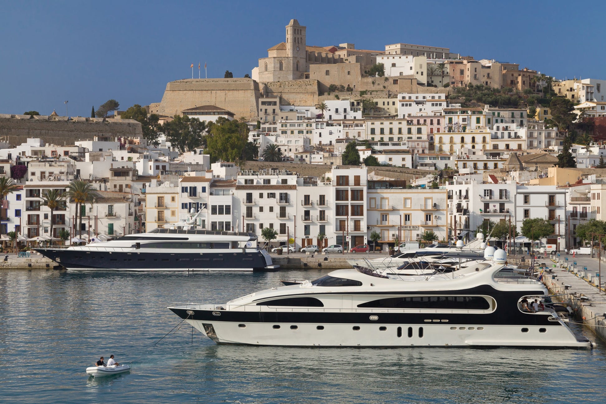 Marina Botafoch in Ibiza, Spain – yacht berths and marina view with Eberths.com