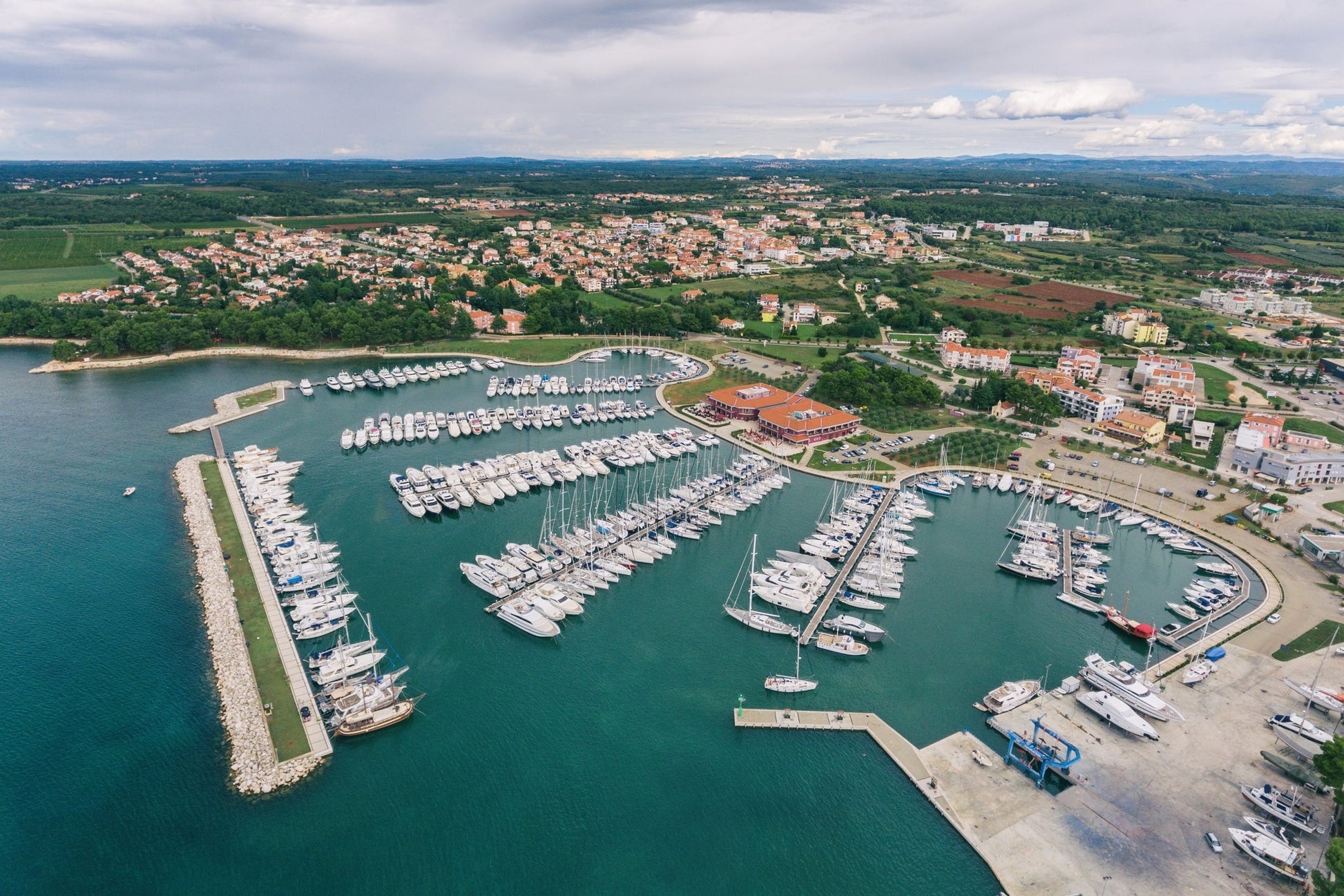Marina Laguna Novigrad in Novigrad, Croatia – yacht berths and marina view with Eberths.com