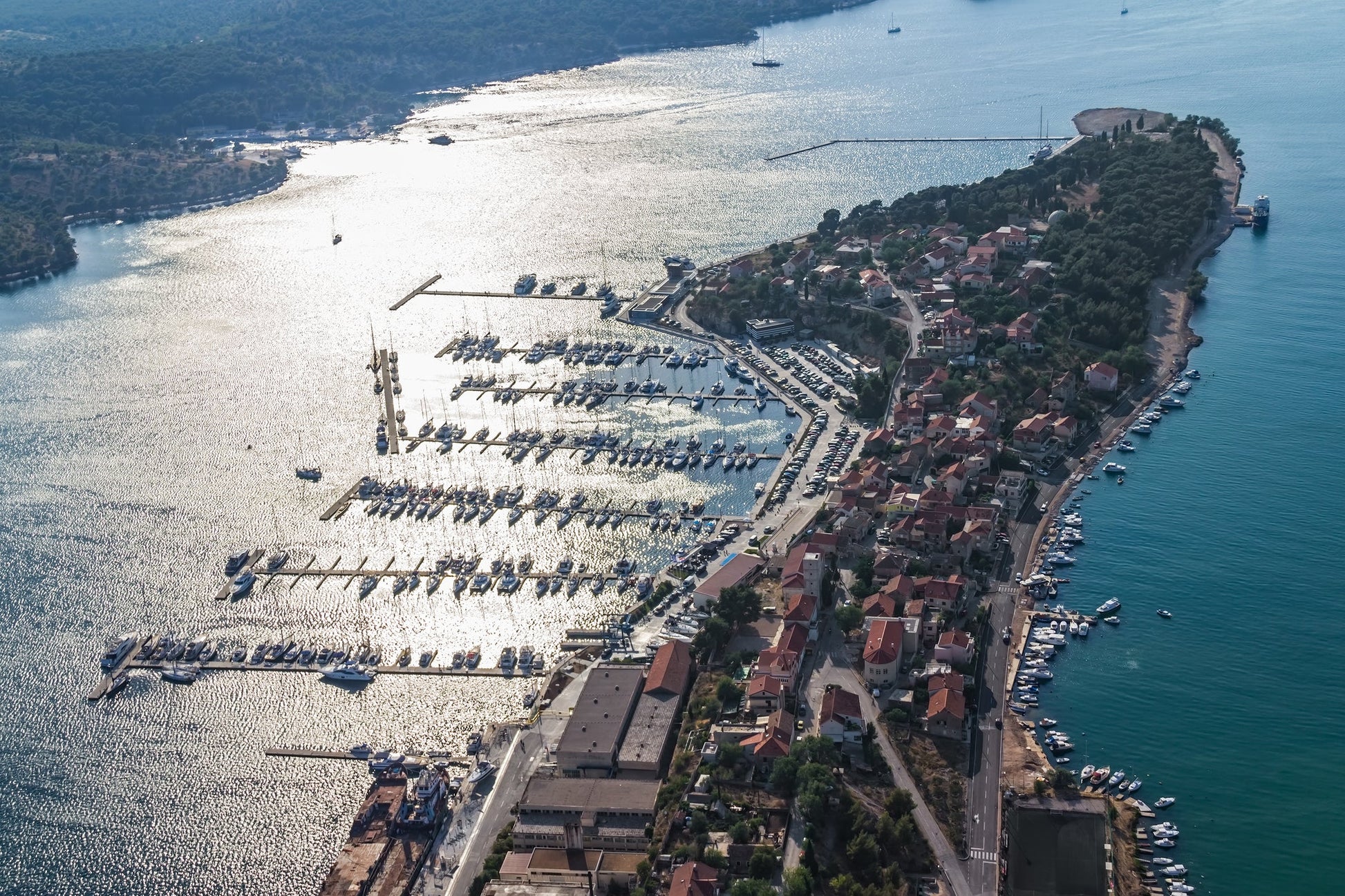 Marina Mandalina in Sibenik, Croatia – yacht berths and marina view with Eberths.com