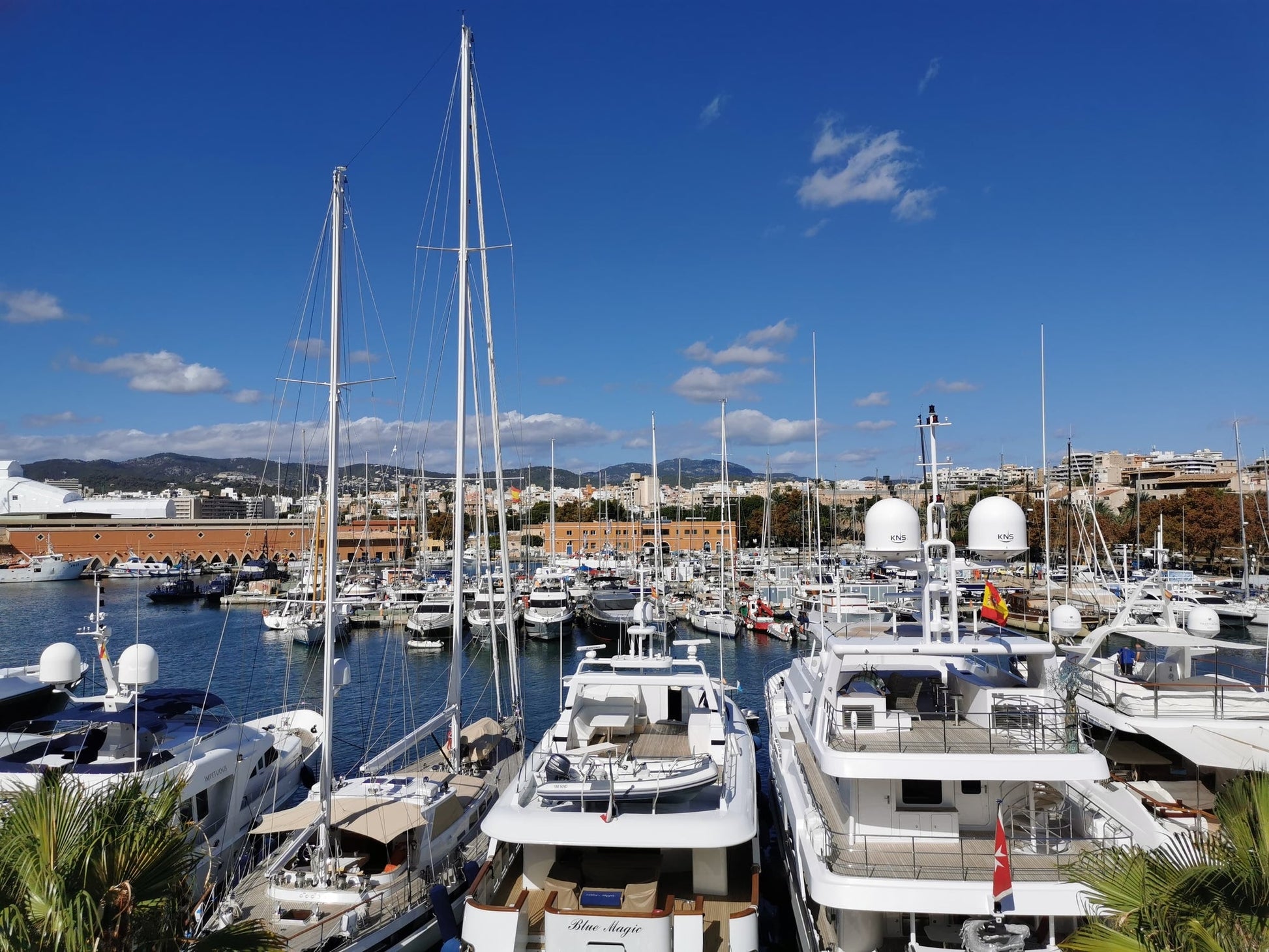 Marina Naviera Balear in Palma de Mallorca, Spain – yacht berths and marina view with Eberths.com
