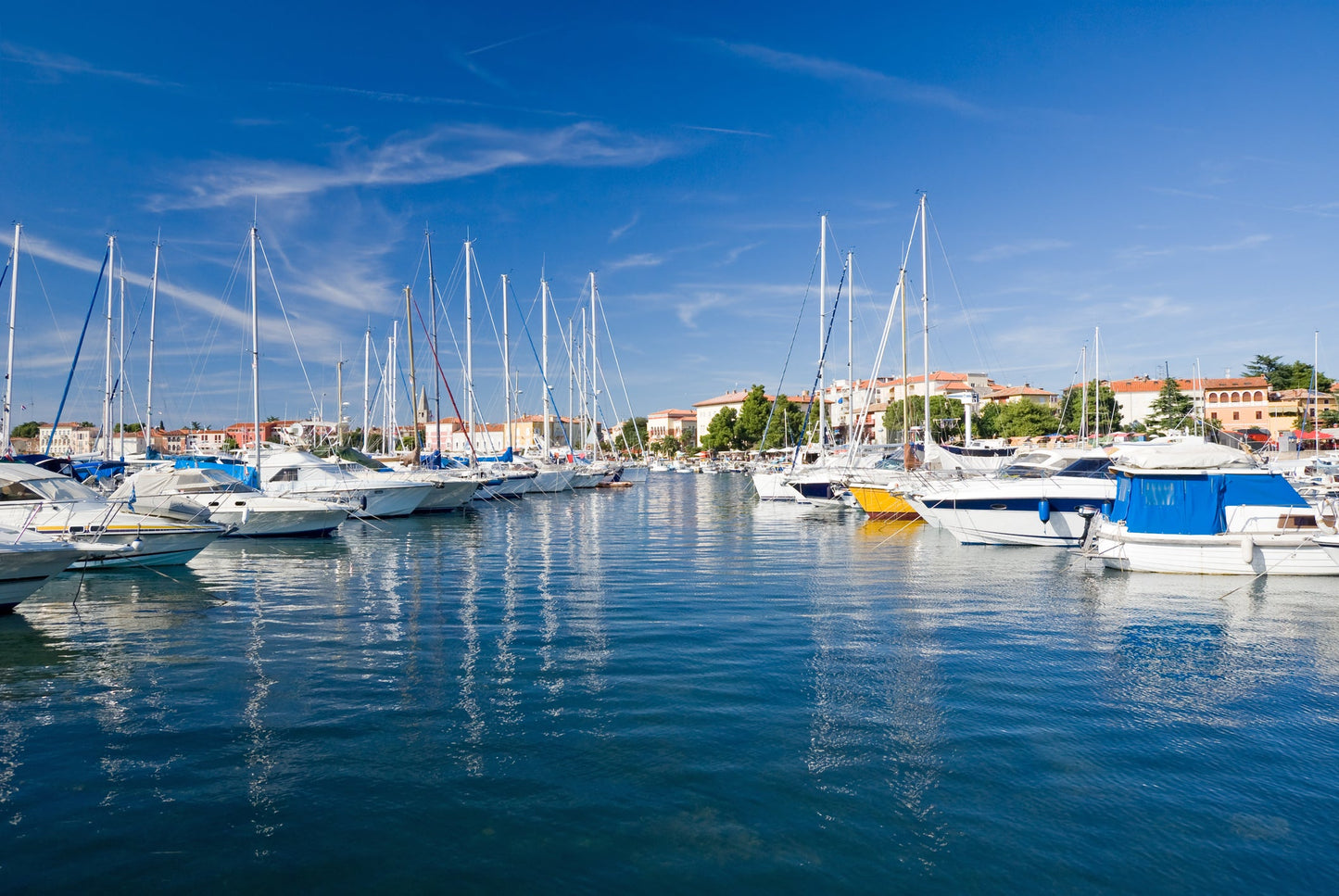 Marina Parentium in Porec, Croatia – yacht berths and marina view with Eberths.com