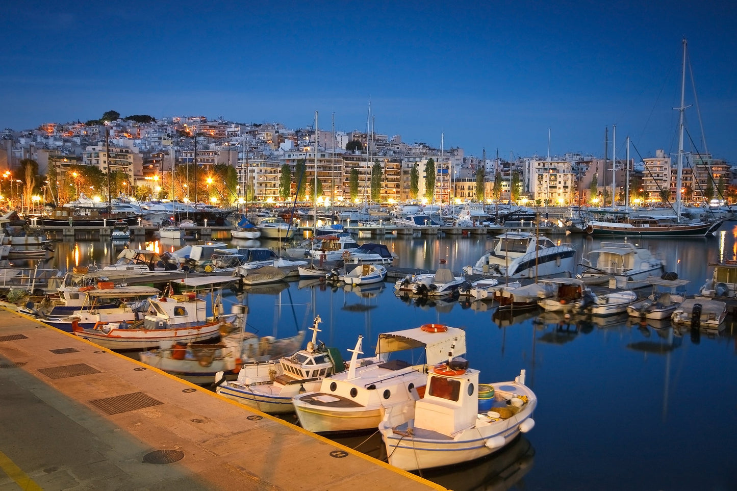Marina Zea in Athens, Greece – yacht berths and marina view with Eberths.com