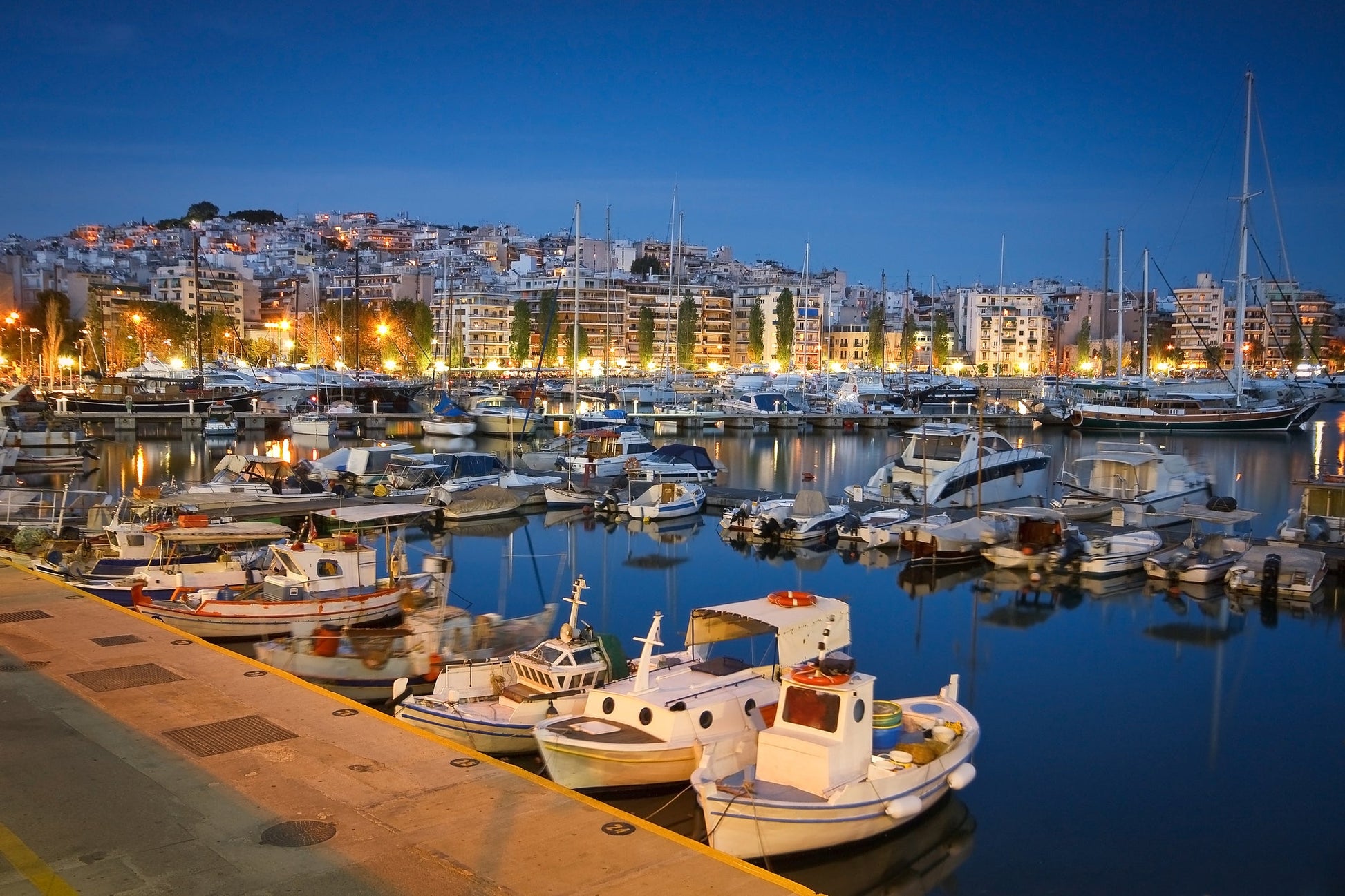 Marina Zea in Athens, Greece – yacht berths and marina view with Eberths.com
