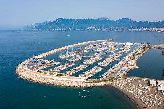 Marina d'Arechi in Agropoli Salerno, near Amalfi and Positano, Italy – yacht berths and marina view with Eberths.com