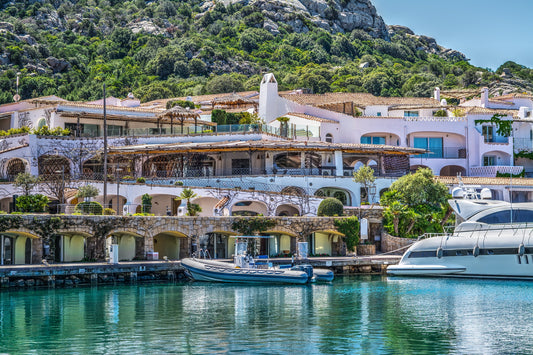 Marina dell'Orso in Poltu Quatu, Italy – yacht berths and marina view with Eberths.com