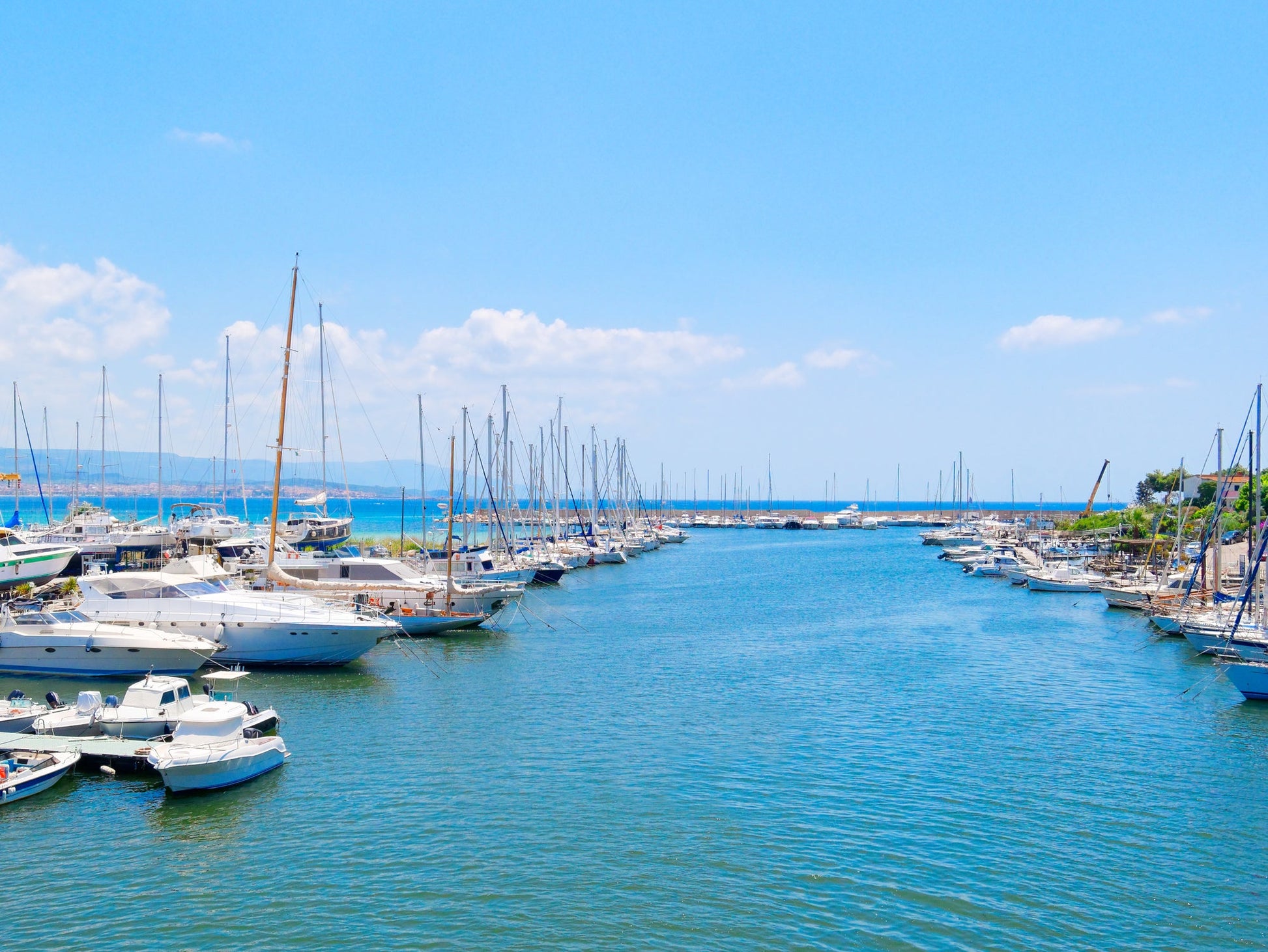 Marina di Fertilia in Alghero, Sardinia, Italy – yacht berths and marina view with Eberths.com