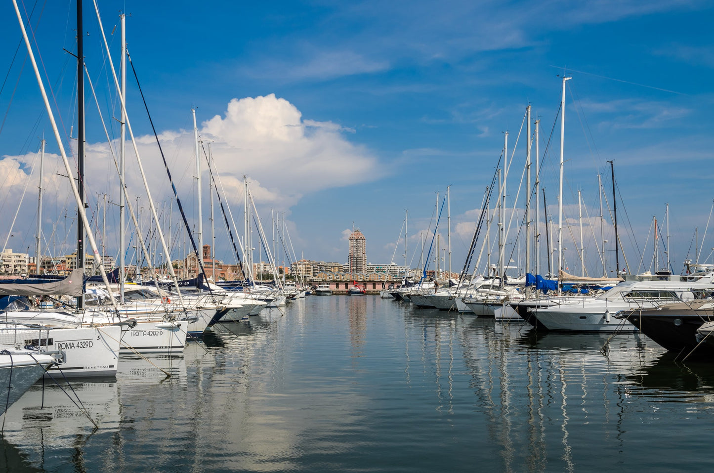Marina di Nettuno in Nettuno, Italy – yacht berths and marina view with Eberths.com