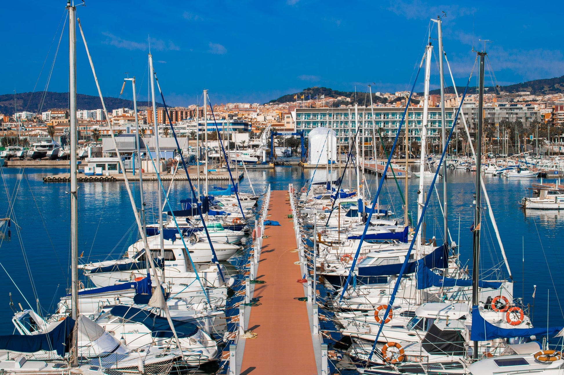 Port Balís in Mataro, Spain – yacht berths and marina view with Eberths.com