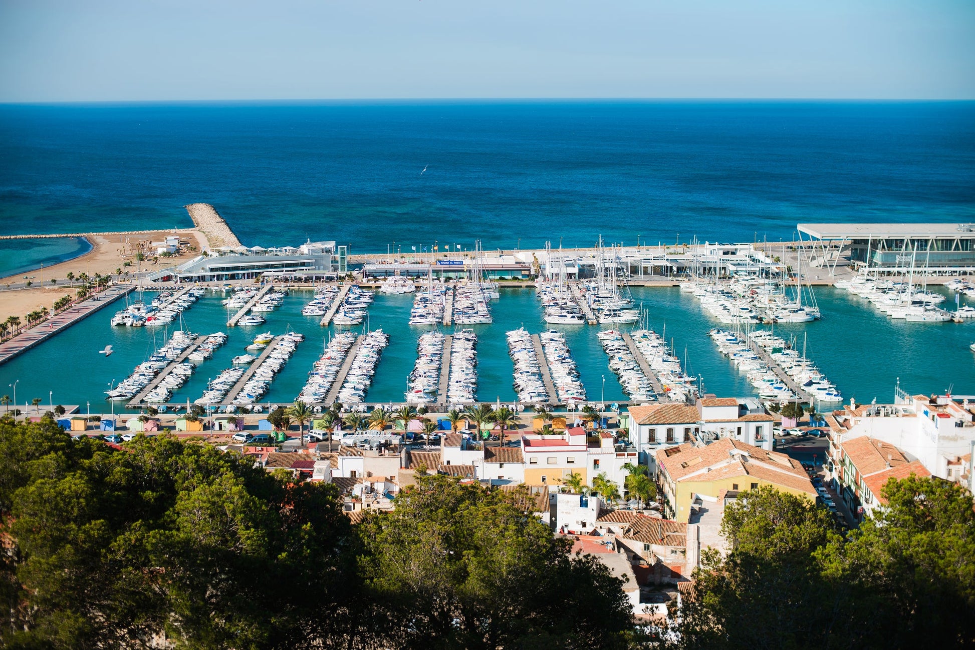 Port Denia in Denia, Spain – yacht berths and marina view with Eberths.com