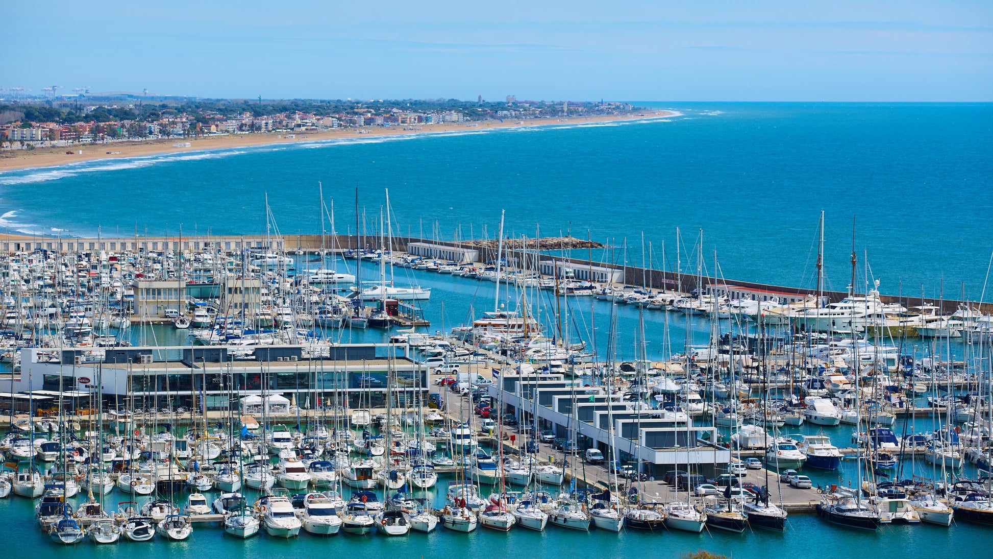 Port Ginesta in Barcelona, Spain – yacht berths and marina view with Eberths.com