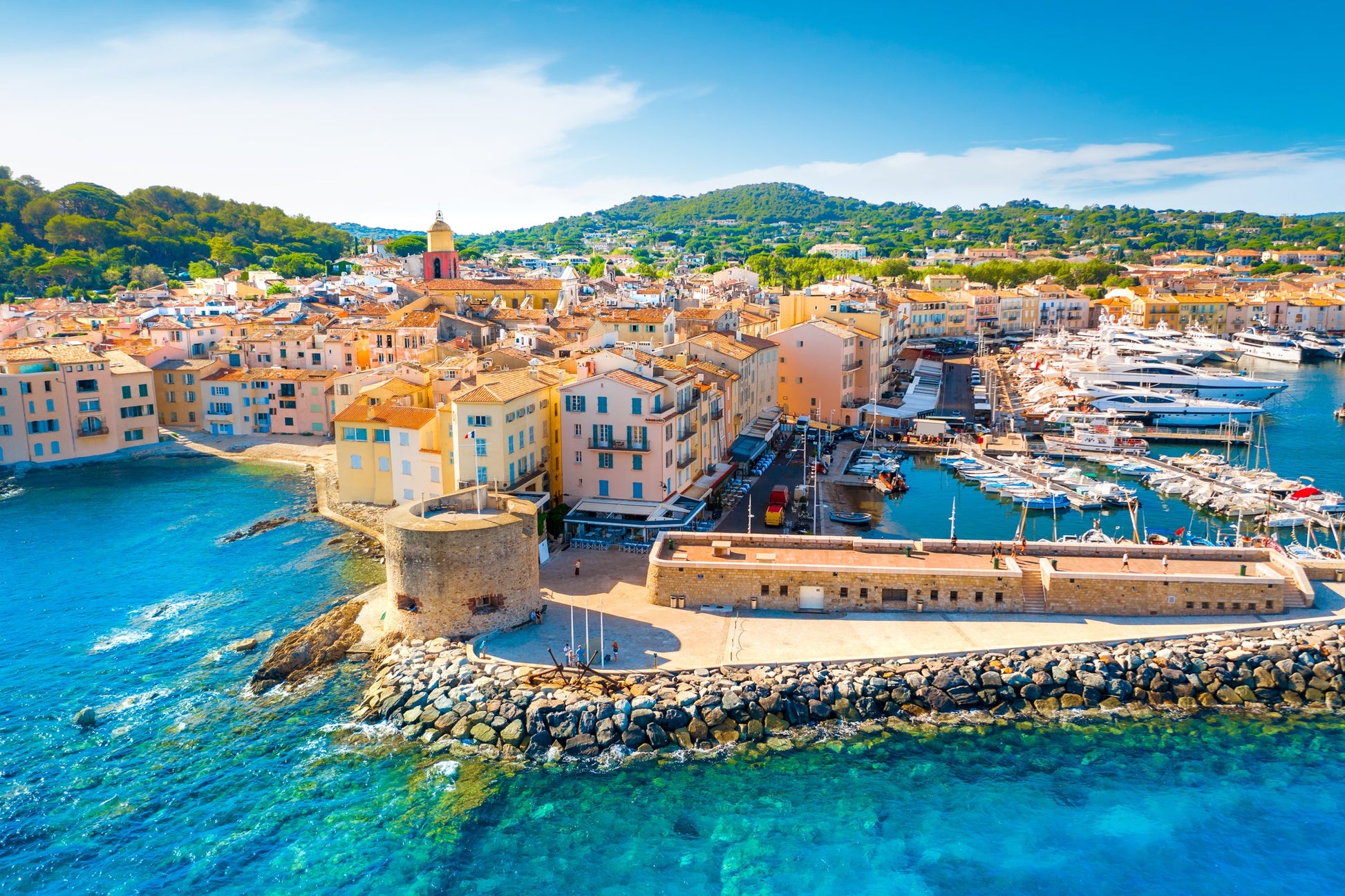 Port de Saint Tropez in Saint-Tropez, France – yacht berths and marina view with Eberths.com