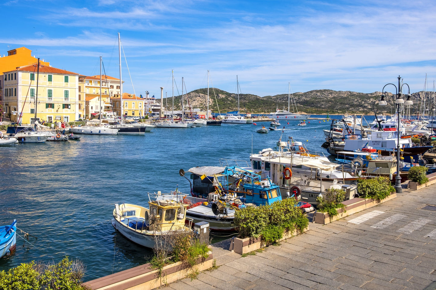 La Maddalena (Cala Gavetta) in La Maddalena, Italy – yacht berths and marina view with Eberths.com