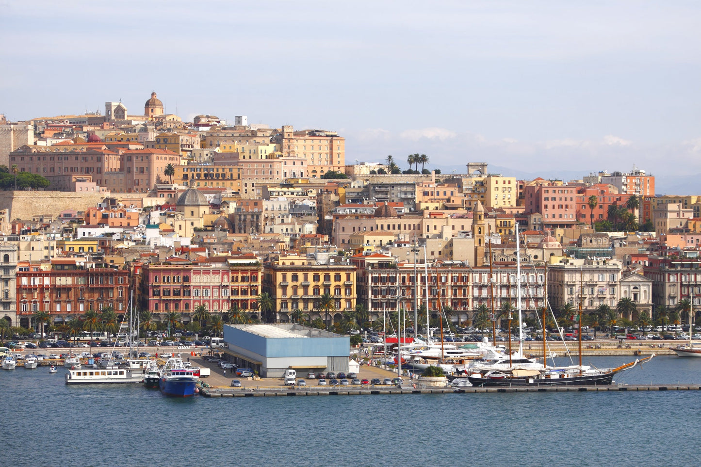 Portus Karalis in Cagliari, Italy – yacht berths and marina view with Eberths.com